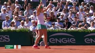 "Суперсенсация -финал Roland Garros :победа Елены Остапенко над Симоной Халеп"