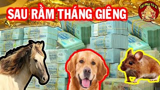 Thần tài Ban Lộc 3 Con Giáp Khênh Tiền Về Nhà, Đổi Đời Giàu TO Sau Rằm Tháng Giêng