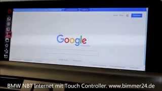 BMW Navigation Professional NBT. INTERNET Freischaltung, mit Touch Controller