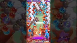 Bubble Witch 3 Saga Level 247 ~ No Boosters ~ 2 Stars