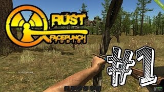 Прохождение на русском Rust #1 [Выжить в зомби-апокалипсис]