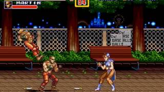 Streets of Rage 2 Chun Li V2 Street Fighter Longplay