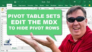 Hide Excel Pivot Table Rows Using Sets And Then Edit The MDX - 2367