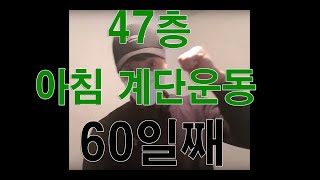 47층 아침 계단오르기 (60일차)
