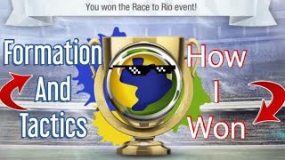 TOP ELEVEN 2019 - RACE TO RIO Formation And Tactics