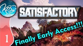 Satisfactory Ep 1: BLINDED BY DESERT BEAUTY - Early Access / Desert Beauty - Let's Play, Gameplay