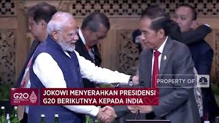Jokowi Resmi Serahkan Presidensi G20 ke India