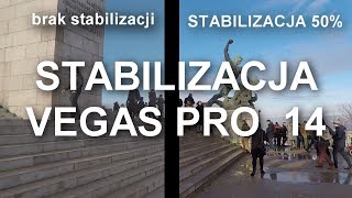 Stabilizowanie filmu w SONY VEGAS PRO 14 - wbudowany stabilizator