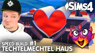 Die Sims 4 TECHTELMECHTEL Haus bauen | Speed Build #1 ❤️ Woohoo Grundriss (deutsch)