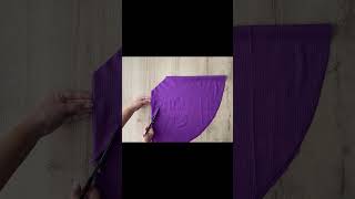 Hice esta BLUSA con un CÍRCULO de Tela ⭕ - IDEA to MAKE a Blouse - COSER Ropa - DIY...