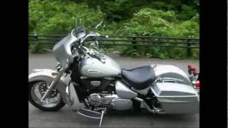suzuki Intruder classic イントルーダークラシック左右出しマフラー排気音