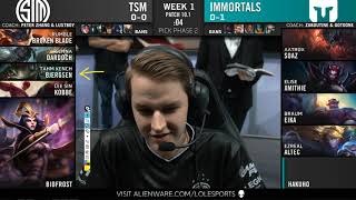 TSM vs IMT Bjergsen LB vs Zoe VoD Review #13