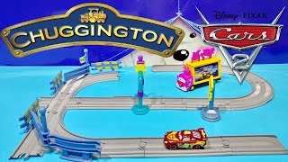 Chuggington Track Playset With Cars 2 Lightning McQueen Disney Pixar Cars ★ For Kids Worldwide