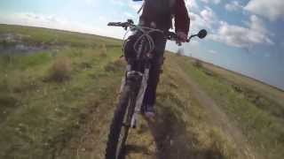 Мотовелосипед. Amazing GoPro Motorbike. HD