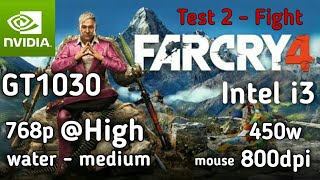 Farcry 4 (Test2) - Nvidia GT 1030 OC - INTEL i3 2100 - 6GB 1333MHZ RAM