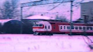 Ātrais dīzeļvilciens maršrutā Lugaži - Rīga DR1A-267