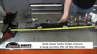Setting Width For Installing Steeroids Rack & Pinion