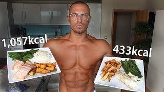 Fat Loss vs Bulking Meal Comparisons (Full Meal Prep Walkthrough)