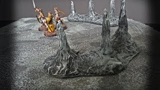 Crafting Dragon's Teeth Stalagmites for a D&D Cave (The DM's Craft, Short Tip #47)