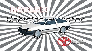 Roblox - Vehicle Simulator - Toyota AE86 (Thai review)