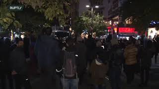 LIVE: Demonstrators gather in Istanbul over Turkish lira collapse
