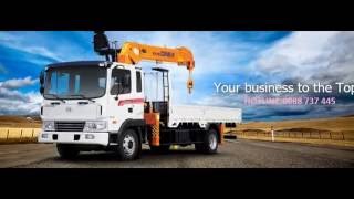 Phân phối cần cẩu gắn xe tải tự hành - Dinex ( Hàn Quốc )