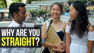 Asking STRAIGHT People Questions LGBT People Get!