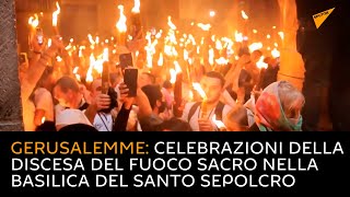 Gerusalemme: celebrazioni della discesa del Fuoco Sacro nella basilica del Santo Sepolcro