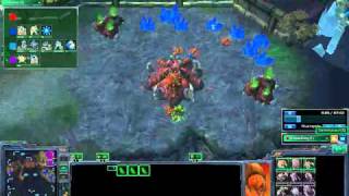 sc2 UndeadZerg 2v2 part 1