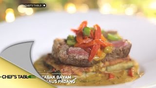 Chef's Table - Thalita Latief & Fandi Christian - Martabak Bayam Sirloin Saus Padang