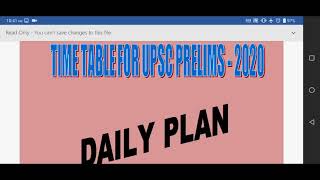 STUDY PLAN FOR UPSC - 2020 | IAS in 6 months