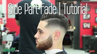 Sergio Ramos Hair | How to do Side Part Fade Haircut with Razor Beard!