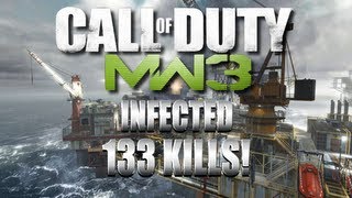 133 Kill Infected Game on Offshore Mw3 Map Pack #7
