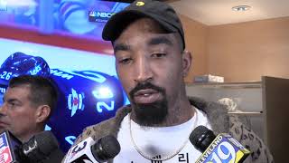 J.R. Smith just glad LeBron's on his team