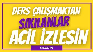 Ders Çalışmaktan Sıkılanlar Acilen İzlesin |2019Tayfa| #motivasyon