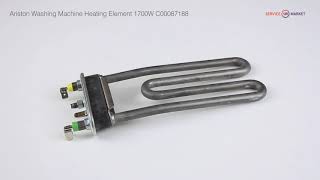 Тэн для стиральной машины Ariston 1700W C00087188