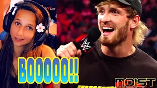WWE Raw Logan Paul BOOED 8/23/21