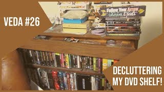 VEDA #26: Decluttering My DVD Bookshelf Thing!