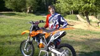 Carson Brown Tests the KTM 85 SXS for Motocross Action Magazine