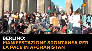 Berlino: manifestazione spontanea per la pace in Afghanistan