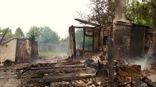 Славяносербск попал под массированный обстрел