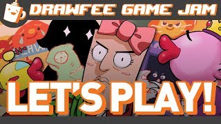 Let's Play! - Drawfee Game Jam Games!