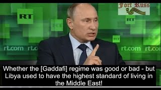 Putin & General Wesley Clark on destruction of the Middle East