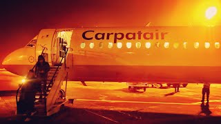 Carpatair’s RARE Fokker 100 - Vienna to Ljubljana (for Adria Airways)