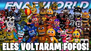 Eles Voltaram Fofos ! - FNAF WORLD - #1