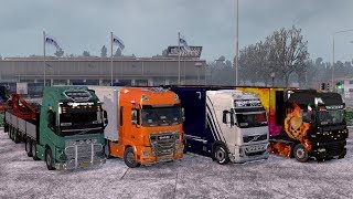 Euro Truck Simulator - 2 multiplayer. Мотаем километры на кардан...