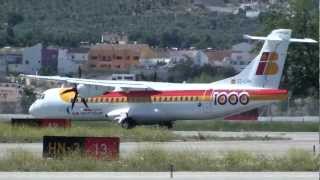 Iberia Air Nostrum ATR 72 600 EC-LRH Take Off malaga AGP 'Special Logojet 1000 ATR'
