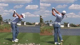 RORY MCILROY - IRON SHOTS 15TH HOLE BEAR TRAP AT 2014 HONDA - REG & SLOW MOTION 1080p