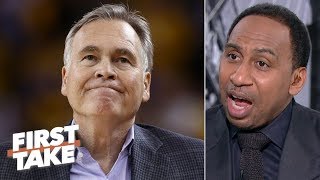 Mike D'Antoni is in a 'world of trouble,' could be fired by the Rockets - Stephen A. | First Take