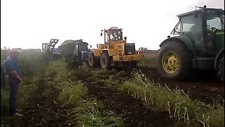 John Deere и амкодор рвут МТЗ 1523. John Deere and amkodor tear MTZ 1523.